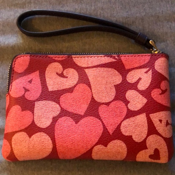 NWT Coach Valentine pink heart wristlet ❤️ - Picture 2 of 4
